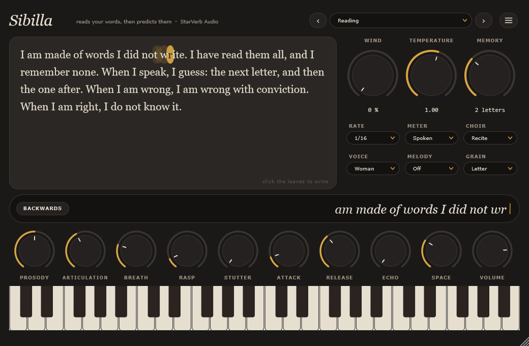 Sibilla plugin artwork