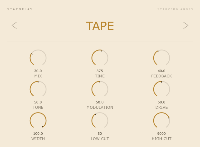 Stardelay plugin artwork